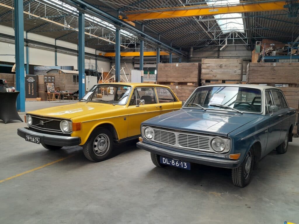 Klassieke Volvo's in Alde Leie. Duurzaam duurt het langst