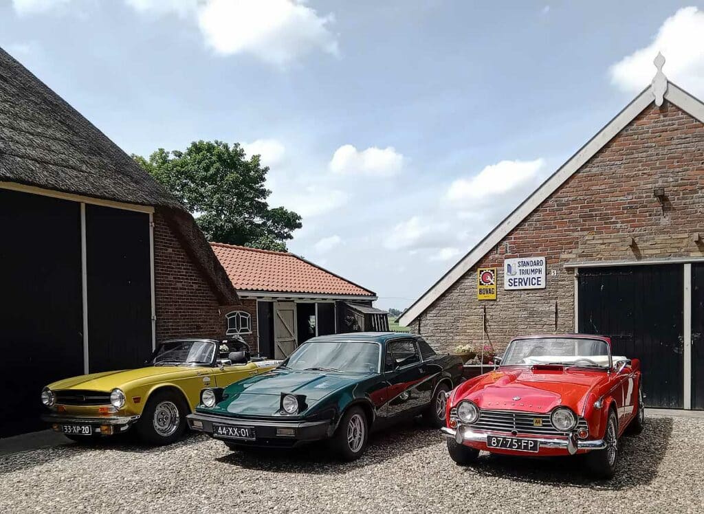 Triumph TR Trio: All that’s best of Britain for Albert en Dineke