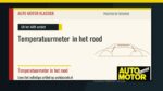 Temperatuurmeter in het rood - Auto Motor Klassiek