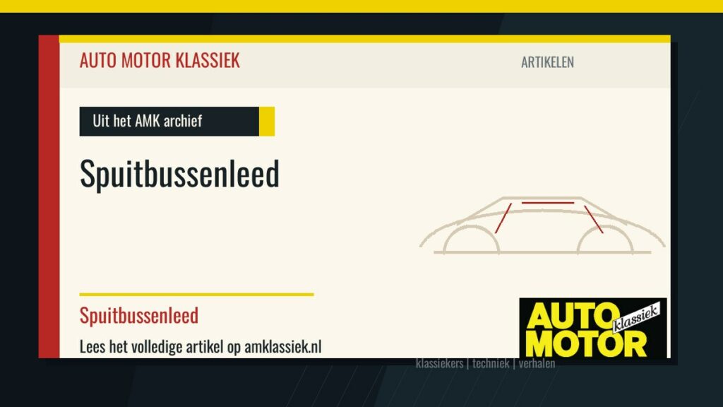 Spuitbussenleed - Auto Motor Klassiek