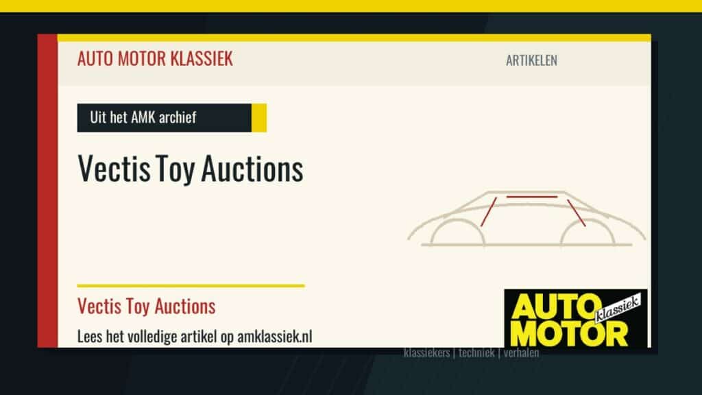 Vectis Toy Auctions - Auto Motor Klassiek